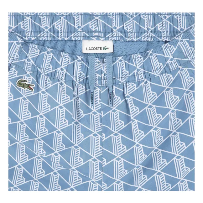 Ensemble Veste et Jogger Monogramme Fibres Recyclées | Bleu Clair