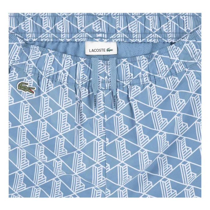 Conjunto de chaqueta y jogger de fibra reciclada con monograma | Azul Claro- Imagen del producto n°4