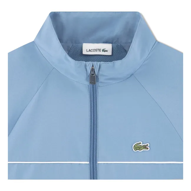 Conjunto de chaqueta y jogger de fibra reciclada con monograma | Azul Claro