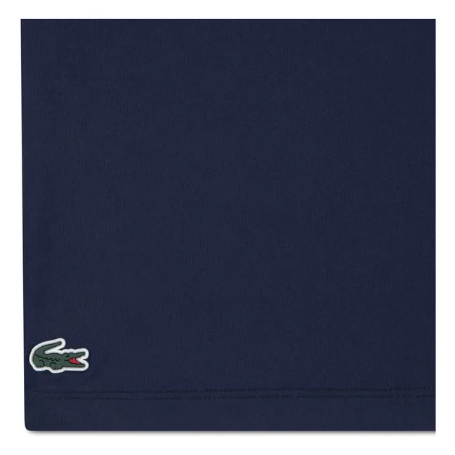 T-shirt Sport Contrast collar Recycled fibers | Navy blue