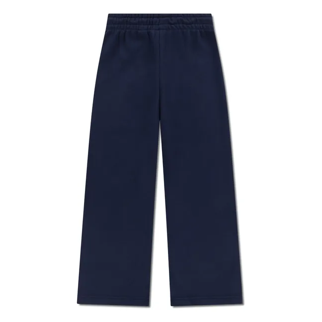 Jogger Large Logo Organic Cotton | Navy blue