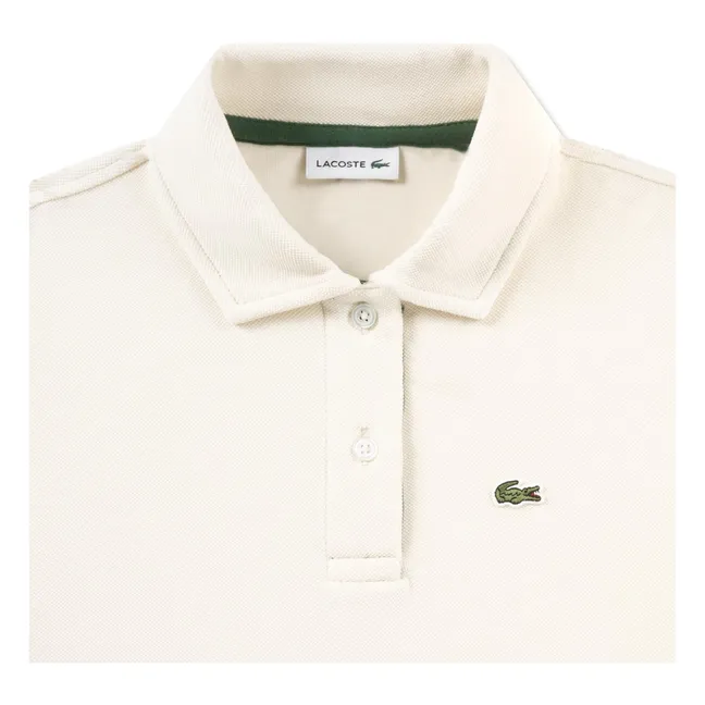 Polo Oversize Logo Bio-Baumwolle | Seidenfarben