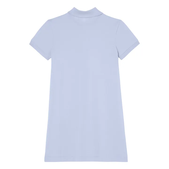 Robe Polo Coton Bio | Bleu Clair- Image produit n°2