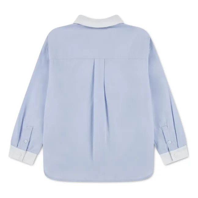 Chemise L Coton Bio | Bleu Clair