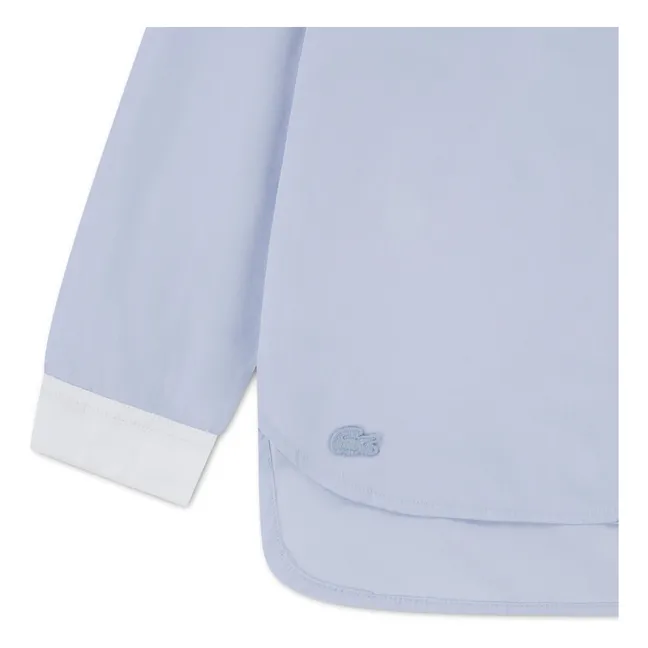 Shirt L Organic cotton | Light Blue