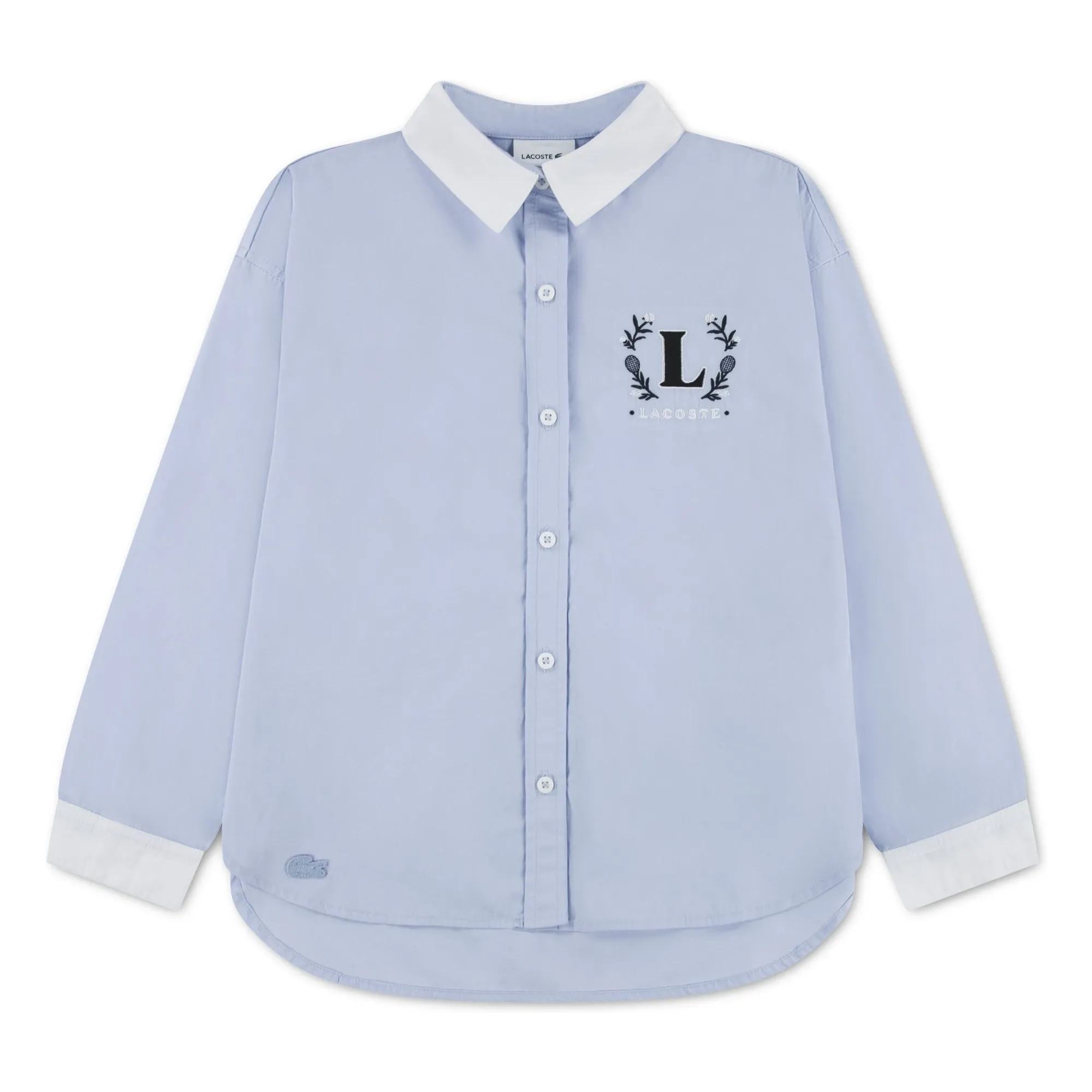 Lacoste Light Blue Shirt L Organic Cotton