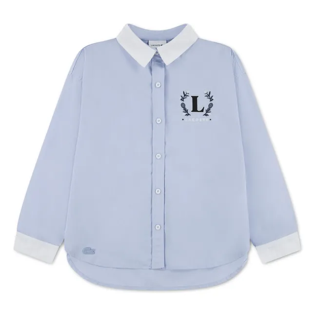 Chemise L Coton Bio | Bleu Clair