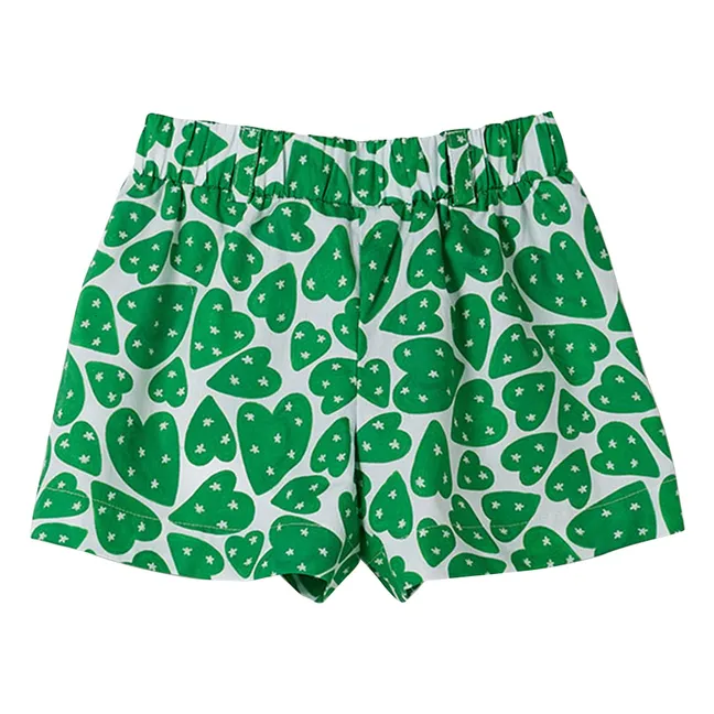 Short Cœurs | Vert