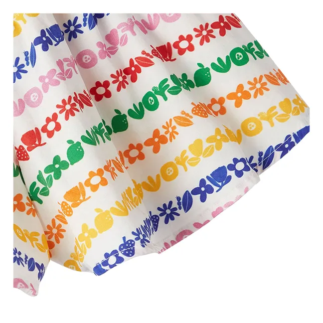 Pantalones cortos de rayas | Blanco