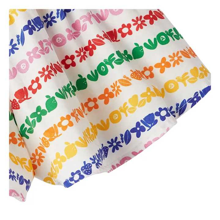 Pantalones cortos de rayas | Blanco- Imagen del producto n°2