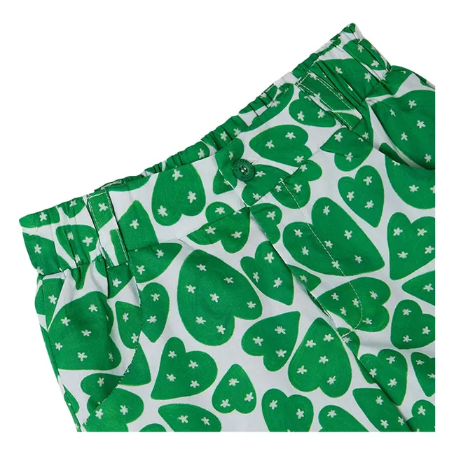 Short Cœurs | Vert
