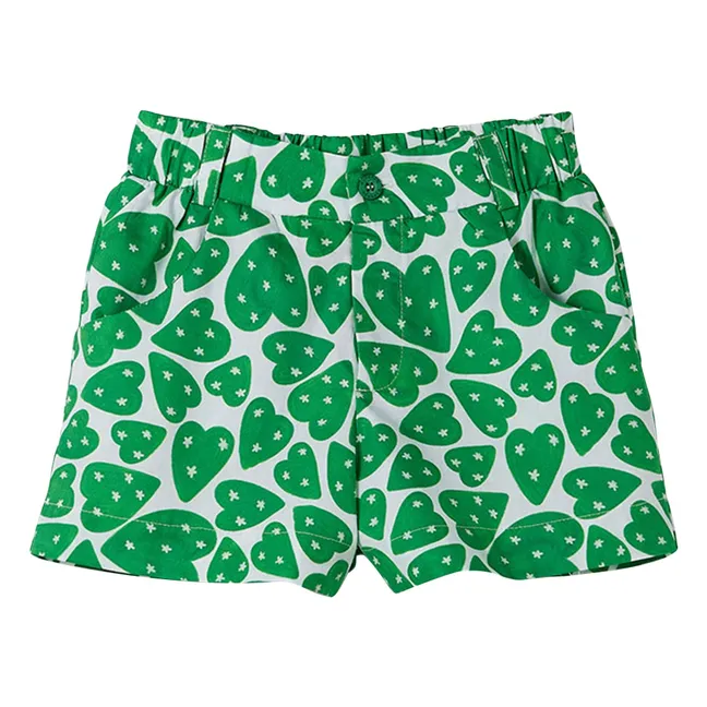 Short Cœurs | Vert