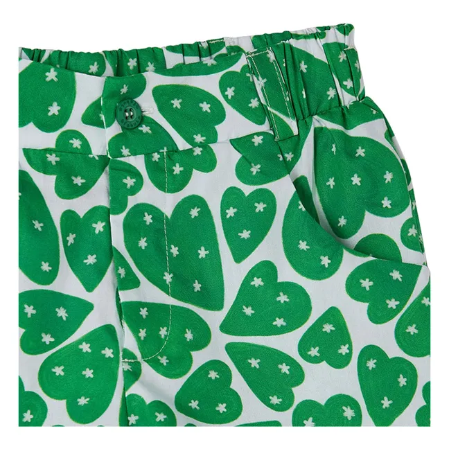 Corazones cortos | Verde