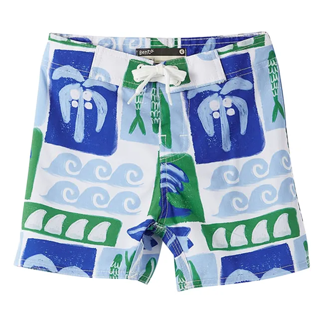 Short de Bain Rio Vagues | Bleu