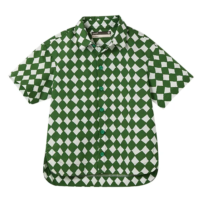 Chemise Damier | Vert