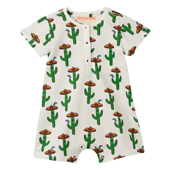 Pelele cactus | Blanco
