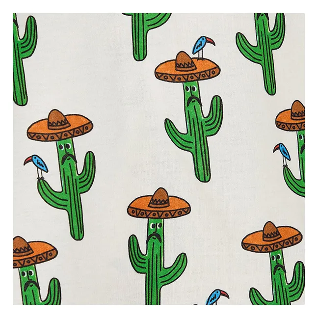 Barboteuse Cactus | Blanc