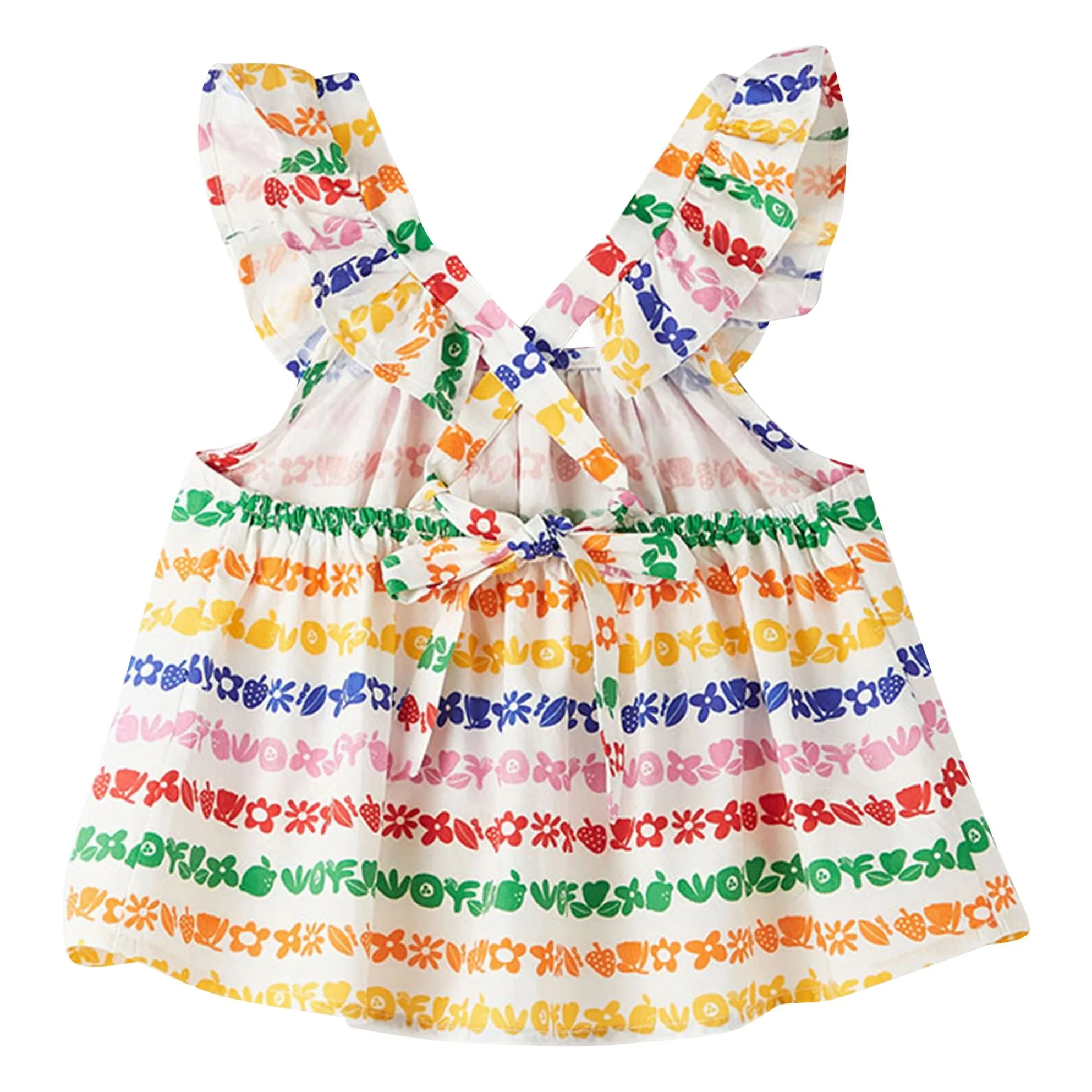 Top Jardin Rayé | Blanc- Image produit n°4