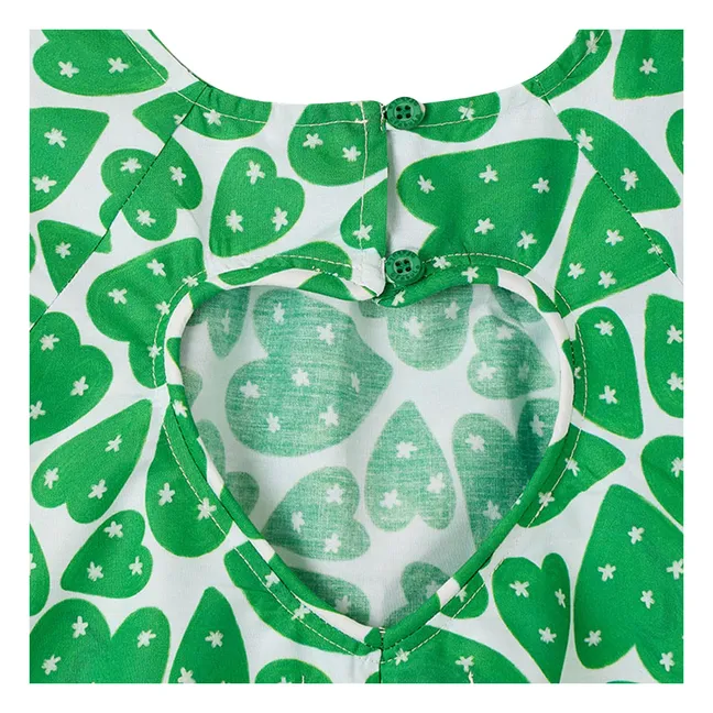 Blusa Crop Hearts | Verde