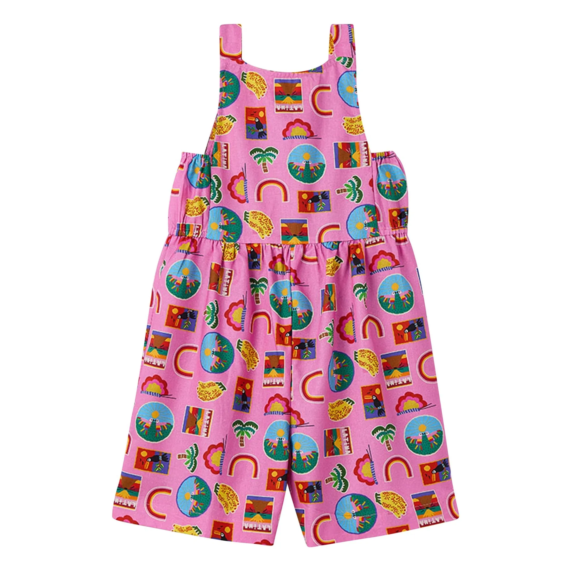 Salopette Arc-en-ciel | Rose- Image produit n°5