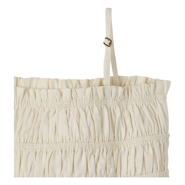 Top Volants Froncé | Blanc