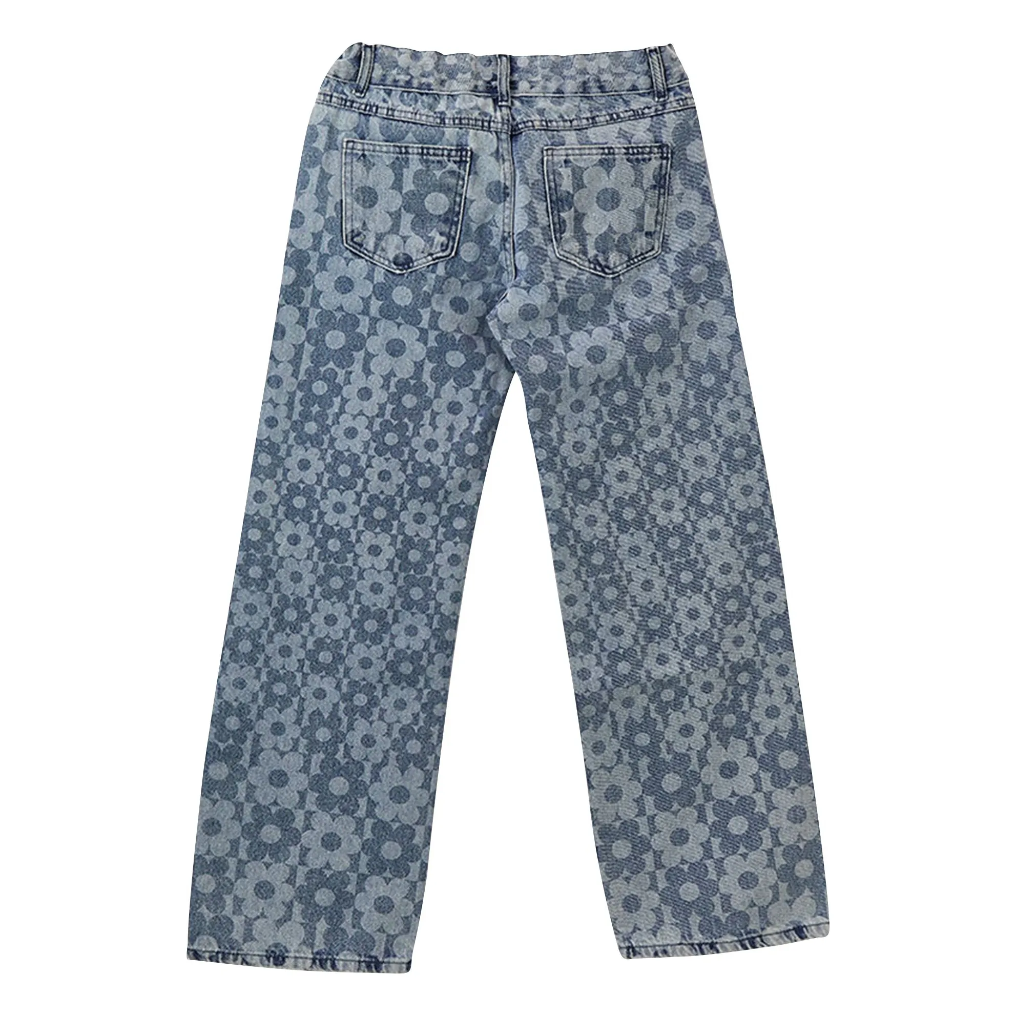 Jean Fleurs | Bleu Clair- Image produit n°5