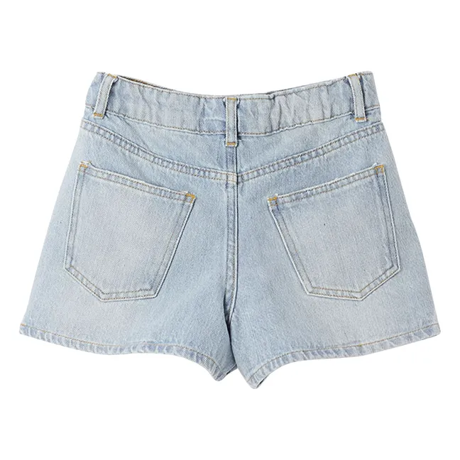 Denim Short Skirt | Light Blue
