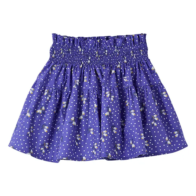 Falda de volantes | Azul