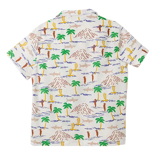 Camiseta de palmeras | Blanco