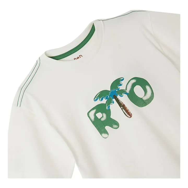 T-shirt Palmiers Rio | Blanc- Image produit n°4