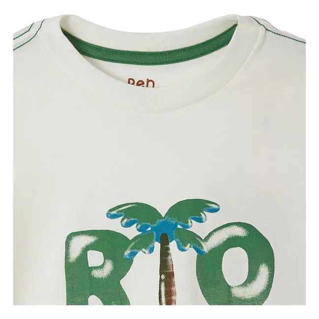 Camiseta Rio Palm Tree | Blanco