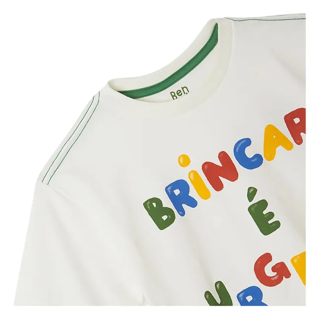 T-shirt Brincar é Urgente | Blanc