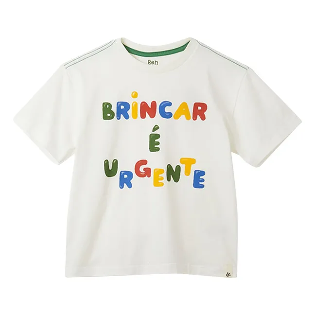 T-shirt Brincar é Urgente | Blanc