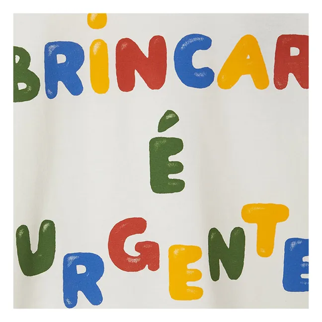 T-shirt Brincar é Urgente | Blanc