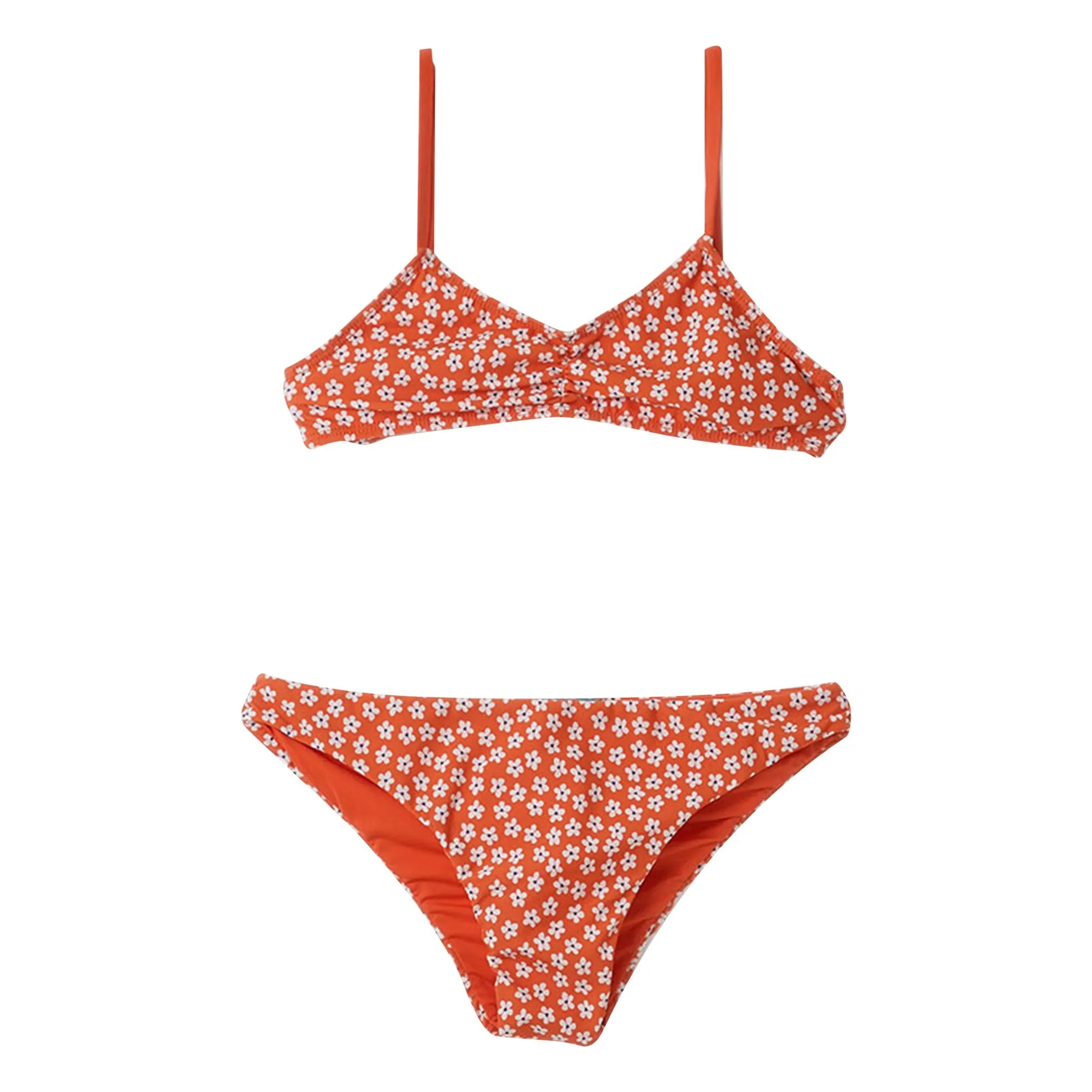 Maillot de Bain 2 Pièces Fleurs d'Oranger | Orange- Image produit n°0