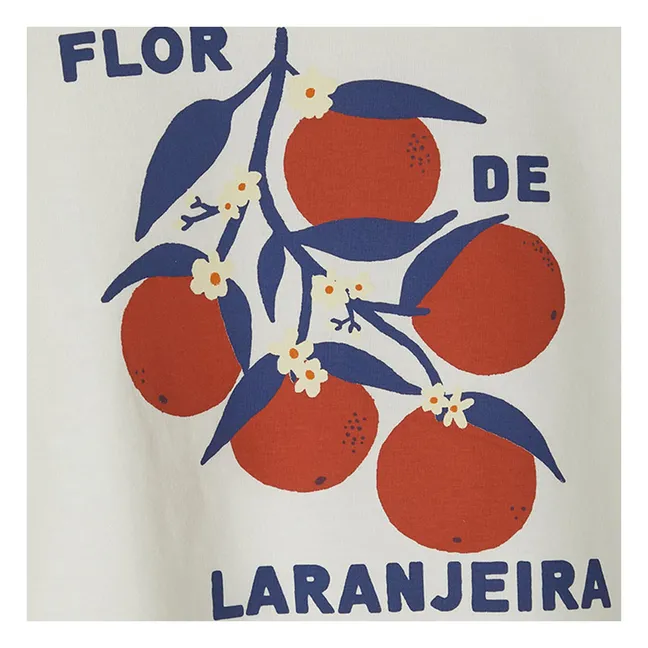 Camiseta naranja | Blanco