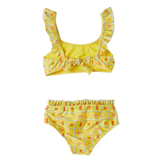 Maillot de Bain 2 Pièces Bonbons | Jaune