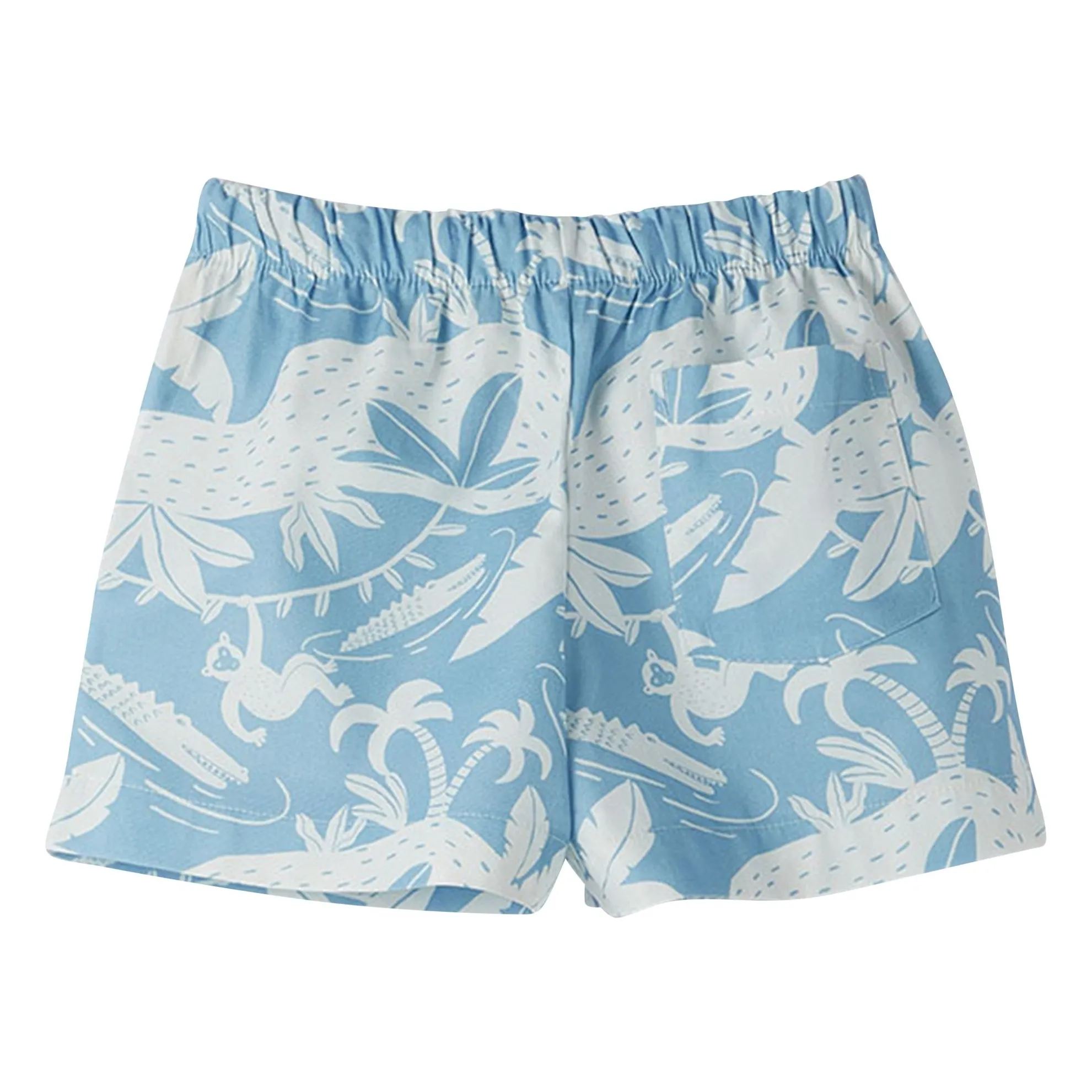 Short Cordon Jungle | Bleu pâle- Image produit n°2