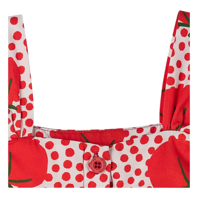 Top con volantes Tomato Pea | Rojo