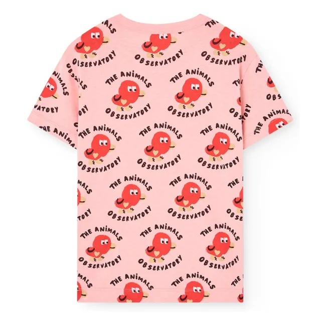 Rooster T-shirt Chicks Organic Cotton | Pink