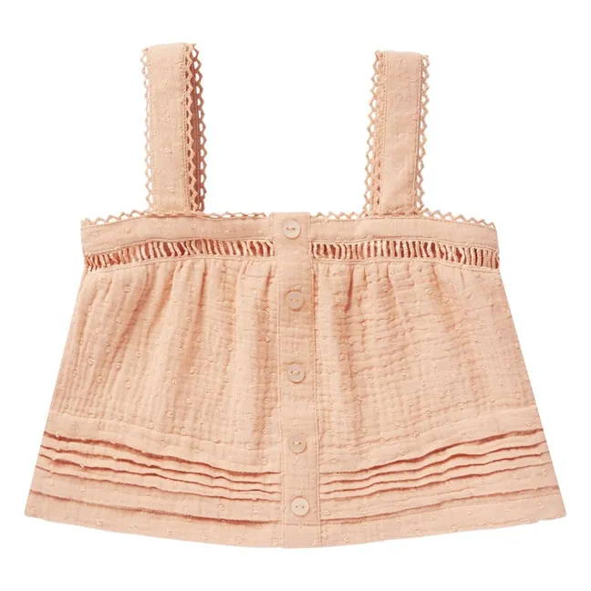 Strapless Top | Apricot