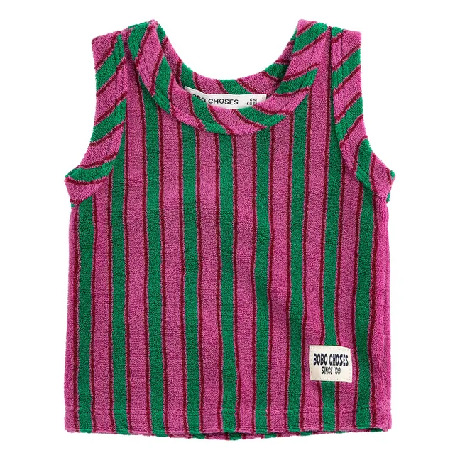 Striped Tank Top | Green