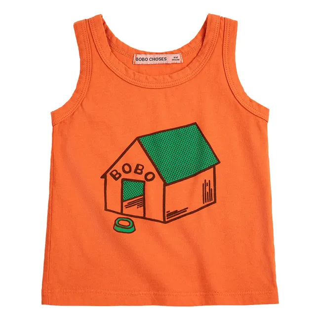 Débardeur Niche Coton Bio | Orange