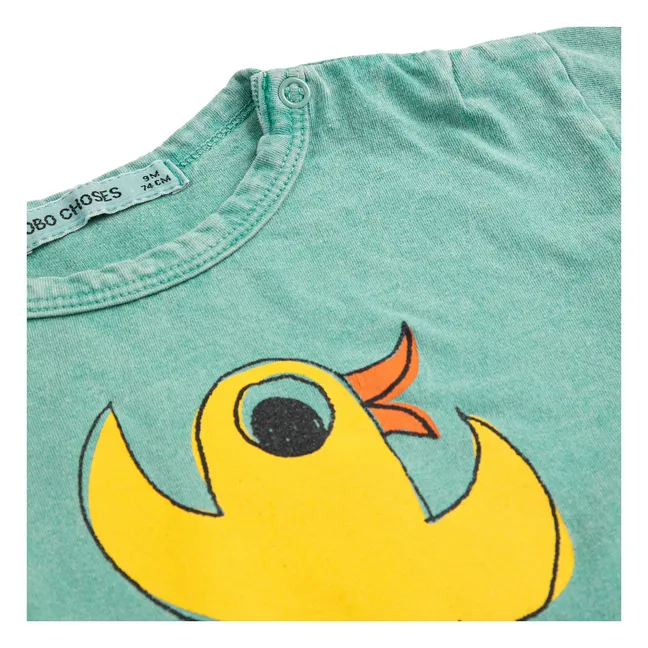 Camiseta Unwashed Bird Algodón orgánico | Verde