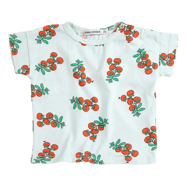 T-shirt Tomates Coton Bio | Bleu pâle