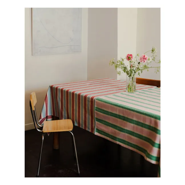 Mantel de algodón ecológico | Azul