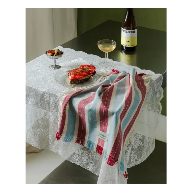 Serviettes de table en coton bio - Set de 2 | Bordeaux