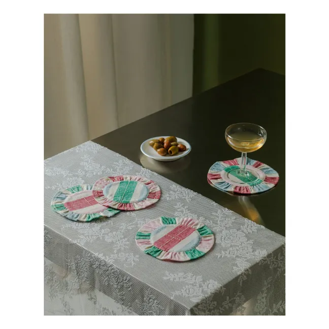 Organic cotton coasters - Set of 4