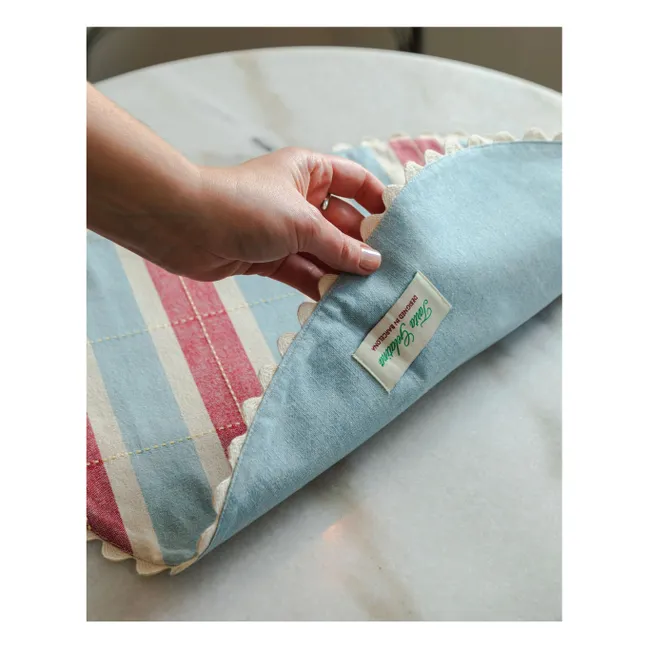 Organic cotton placemats - Set of 2 | Burgundy