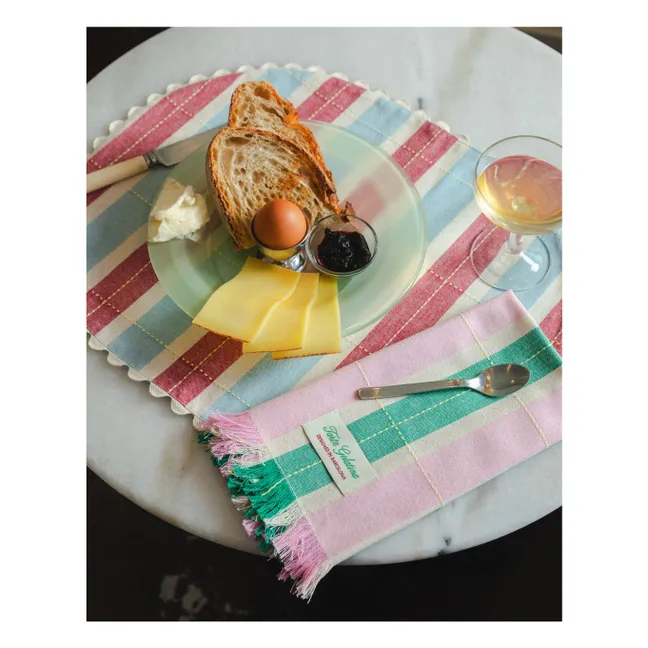 Sets de table en coton bio - Set de 2 | Bordeaux